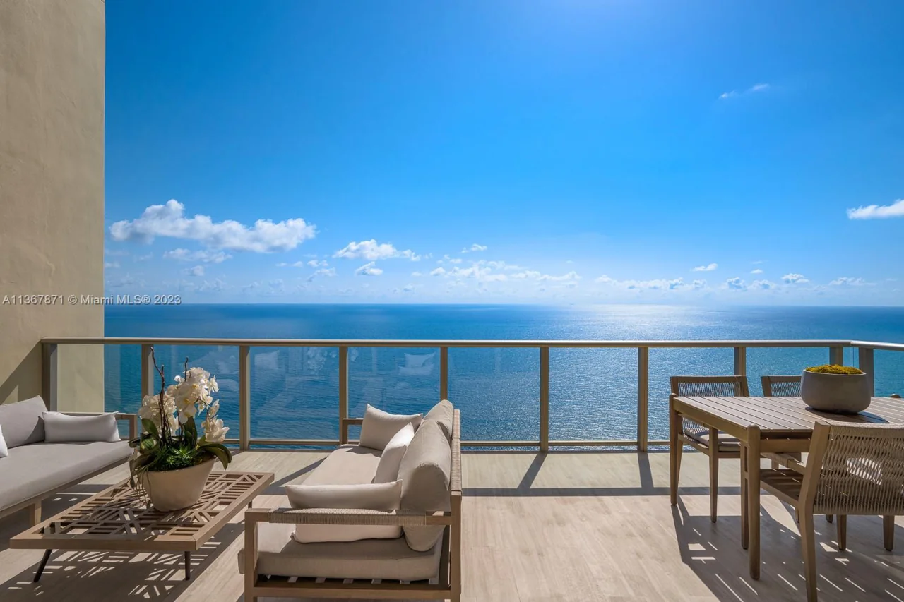 Spacious Terraces in the Mansions at Acqualina With Ocean Views