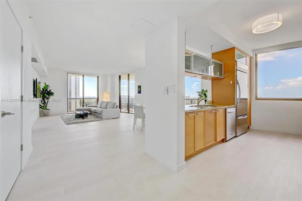 Kitchen in the Sayan at Sunny Isles Beach